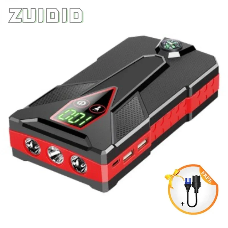 

12000mah Car Jump Starter Device Power Bank Portable Emergency Booster For Car Start 12V Auto Starting Device Articles For Cars