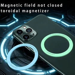 Mobile Phone Magnetic Ring Sheet for Magsafe Smartphone Accessories Case Magnet Metal Plate for iPhone 17 16 15 Plus Pro Samsung