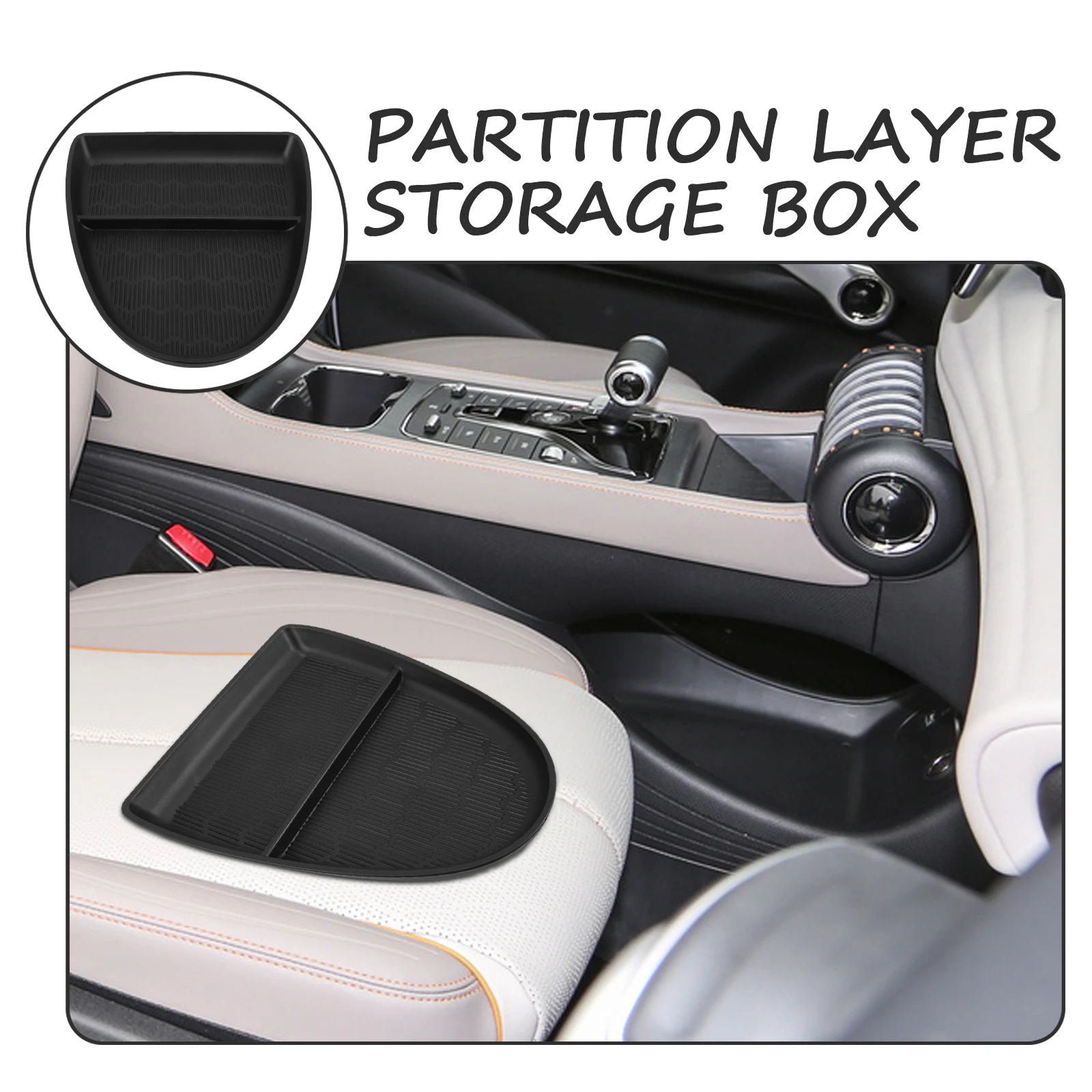 

Car Storage Box Dashboard ganizer Tray Center Console Vehicle Accessories Practical Design Durability Easy Cleaning