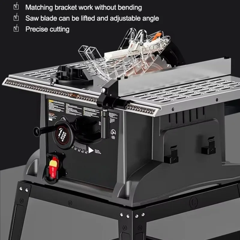 Dust-free Special Bench Saw for Woodworking Multifunctional Solid Wood Floor Cutting 8-inch Lifting Miter
