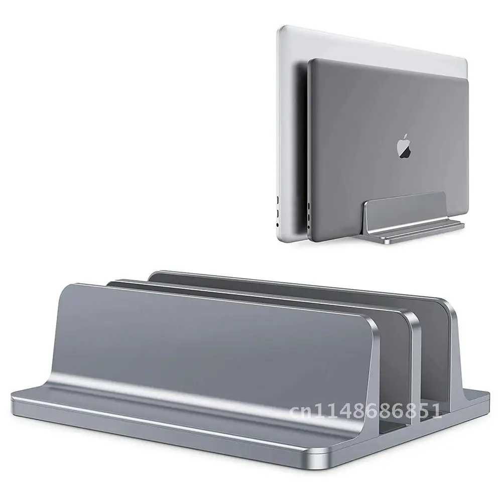 Aluminium Adjustable Vertical Portable Notebook Mount Stand Holder For MacBook Pro Air Accessory Book Holder