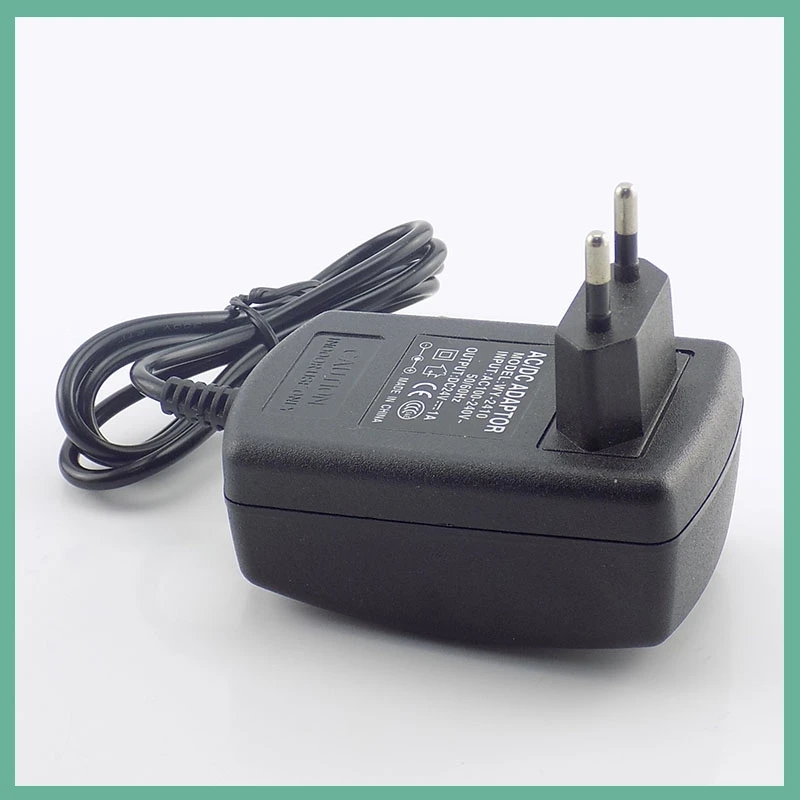 AC 100V-240V DC Power Adaptor Converter 24V 1A For LED Strip Light CCTV Mini TV Charger Switch 5.5mm*2.1mm US EU E3