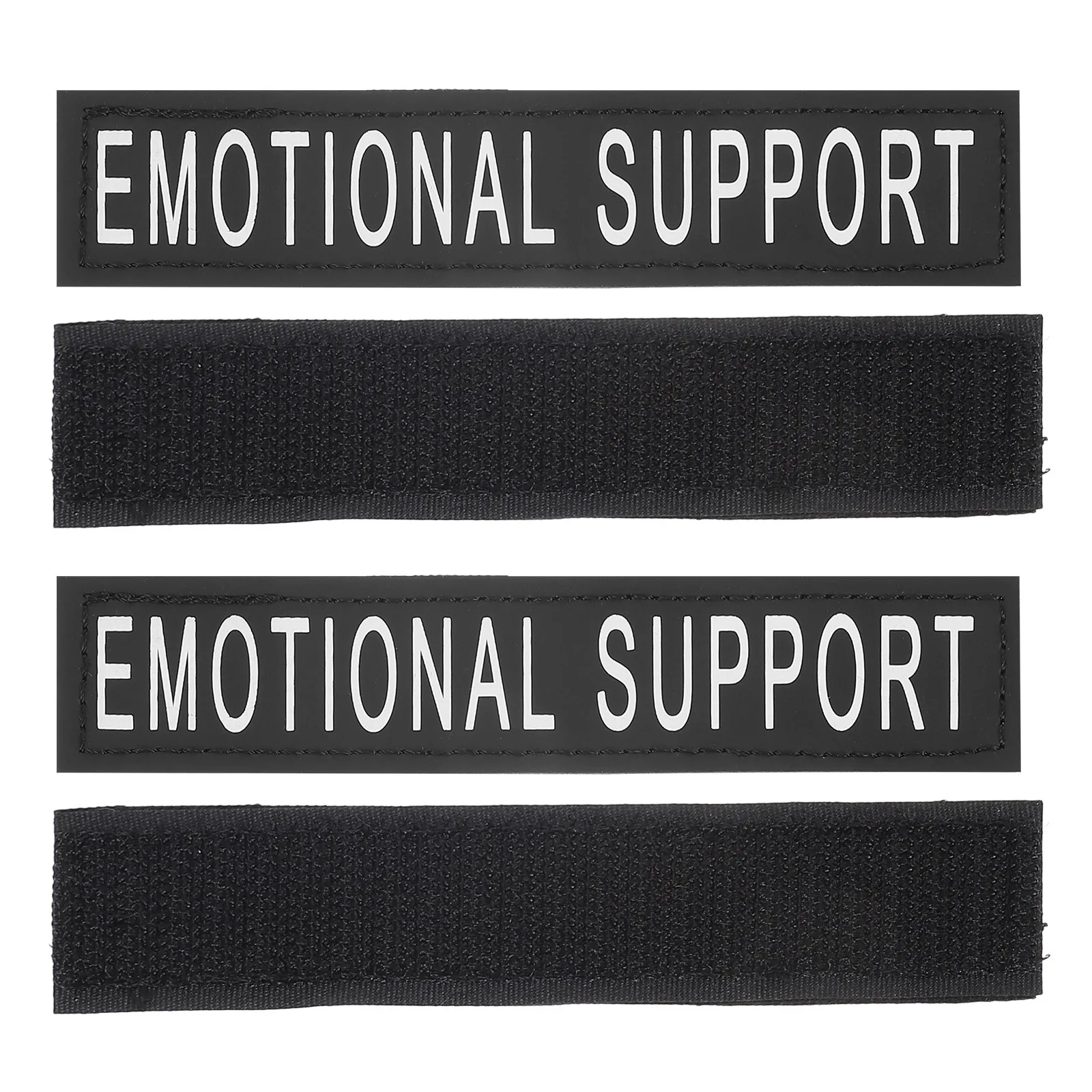 

Pet Chest Strap Patches Self-Adhesive Reflective Dog Harness Stickers Lightweight Durable Pu Material For Night Walking