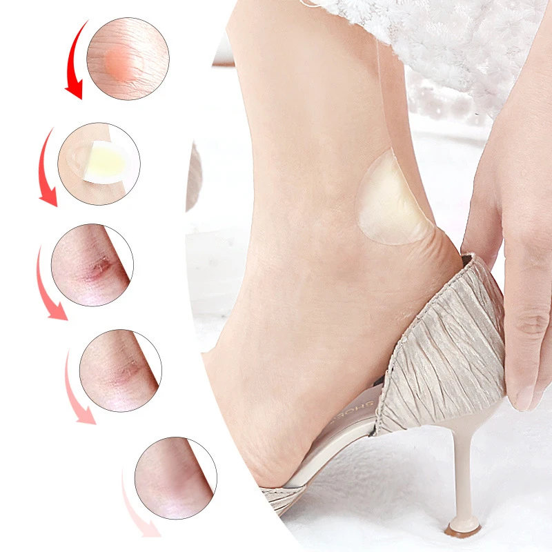 1PCS Gel Soft Shoes Stickers Hydrocolloid Pads Blisters Bunions Corns Calluses Friction Pressure Spots Heel Relief Pain