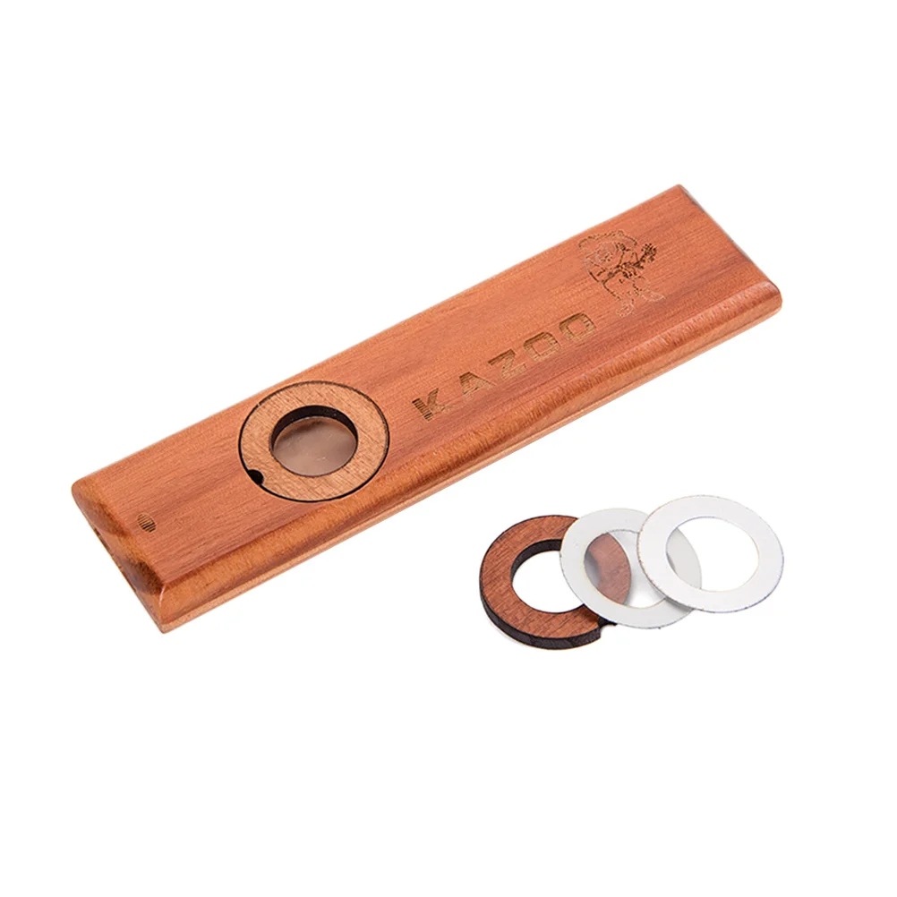 أداة موسيقية تعليمية لمرحلة ما قبل المدرسة بلمسة نهائية خشبية باللون البني الفاتح لأغشية بديلة للأطفال