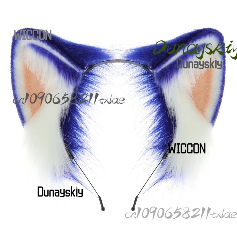 شوغو تأثيري شارا! مجموعة أذن وذيل القط من فروي إيكوتو تسوكيومي، إكسسوارات كاواي التأثيرية لحفلات الهالوين الصيفية