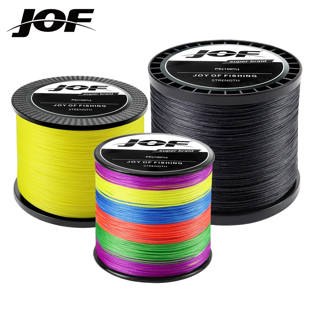 

JOF PE Fishing Line 300m/500m/1000M Braided Line Super Strong Multifilament Fishing line Trout 22LB-88LB Lure Wire