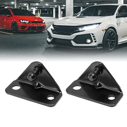 X Autohaux 2pcs 4pcs 10mm Car Ball Studs Gas Shock Mounting Brackets for Gas Struts Shocks 64x35x21mm