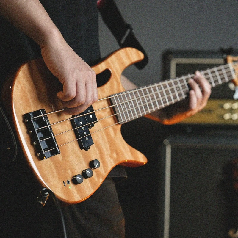 33 بوصة باس كهربائي 4 سلسلة بلوتوث الإلكترونية باس التسجيل الداخلي الباس الغيتار خشب الورد الأصابع الماهوجني الجسم باس