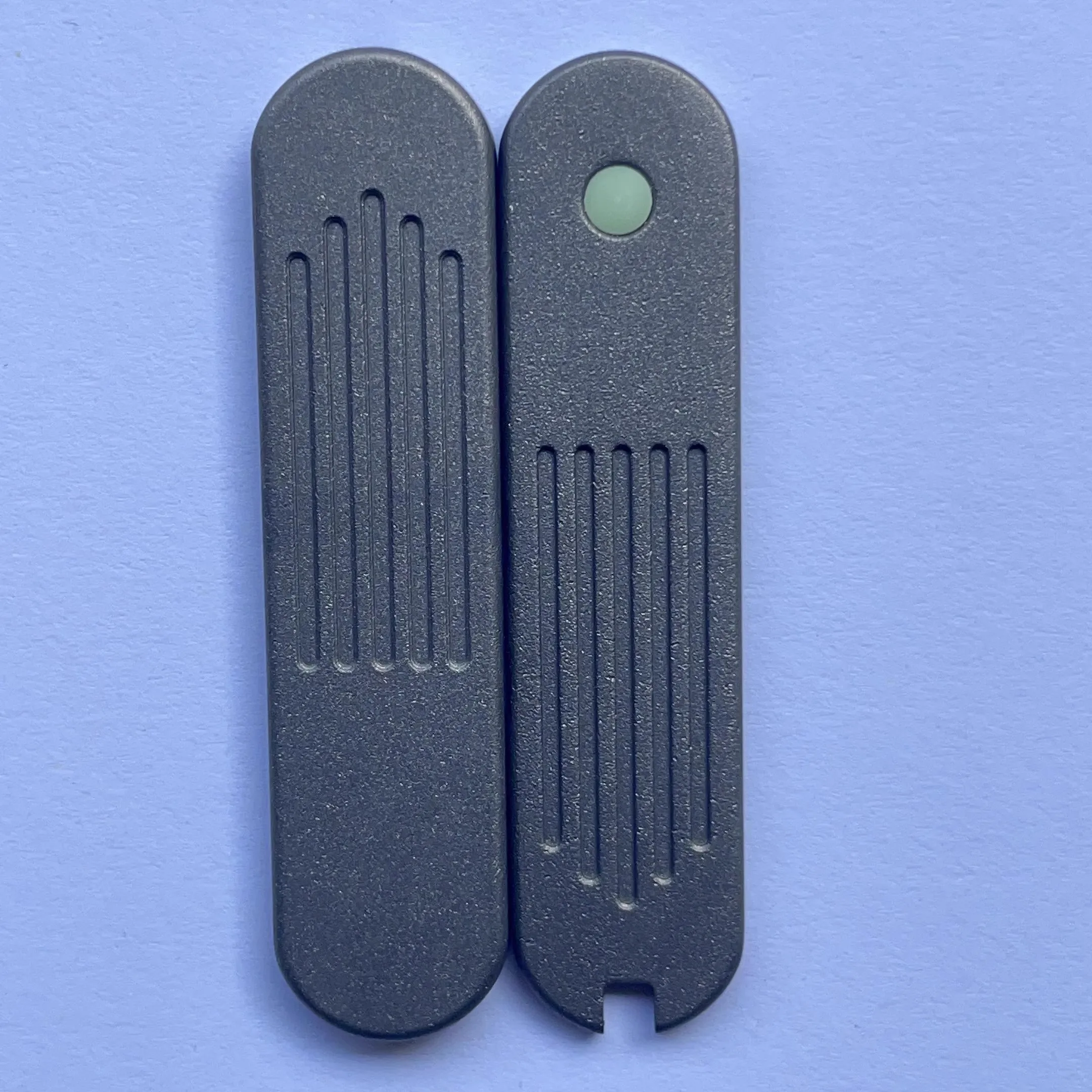 1 Pair 58mm Titanium Alloy TC4 Scales for Victorinox Swiss Army Knife Modify 58 mm