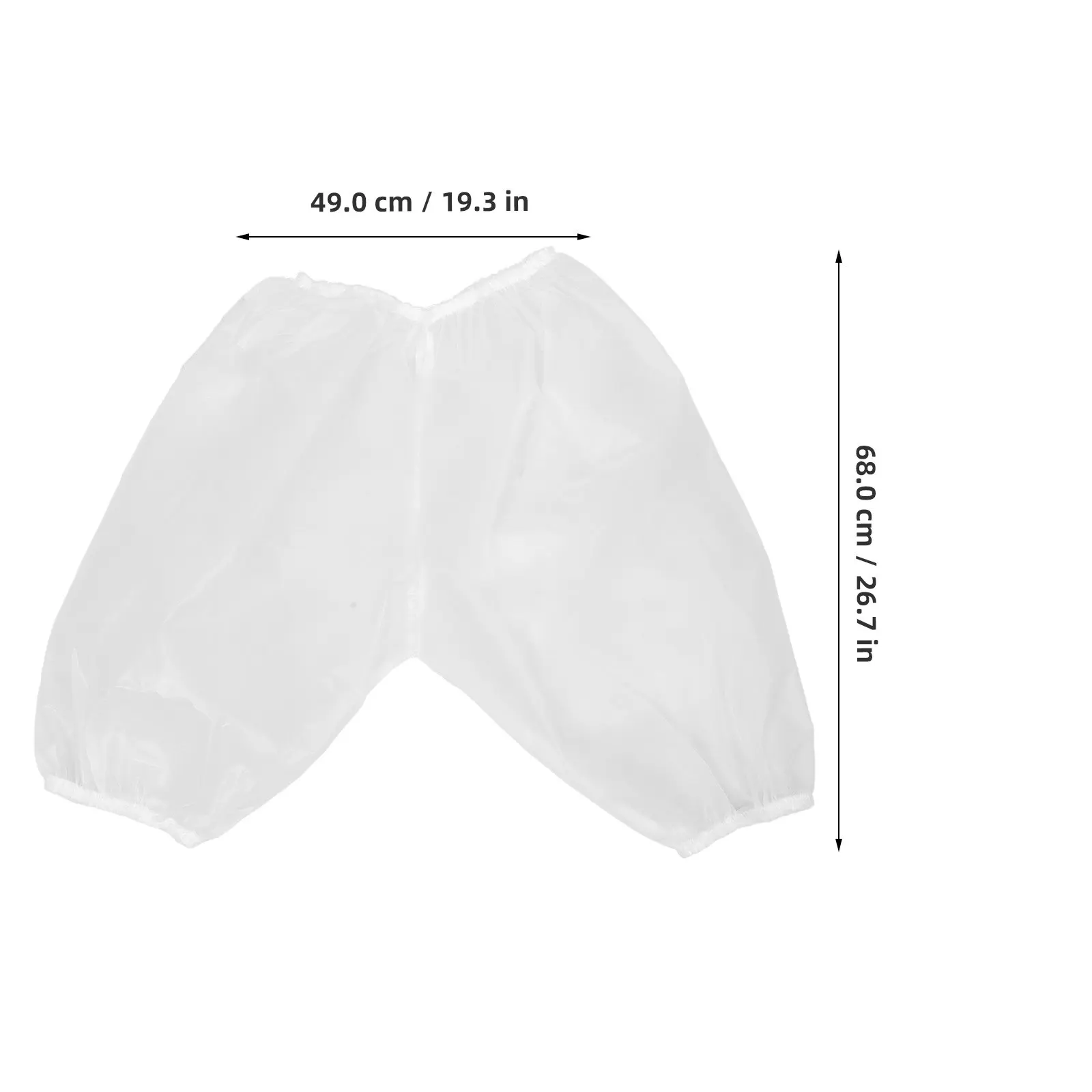 2Pcs Adult Incontinence Diaper Pants Waterproof Leakproof Plastic Covers Reusable Protective Underwear for Men Women Overnight