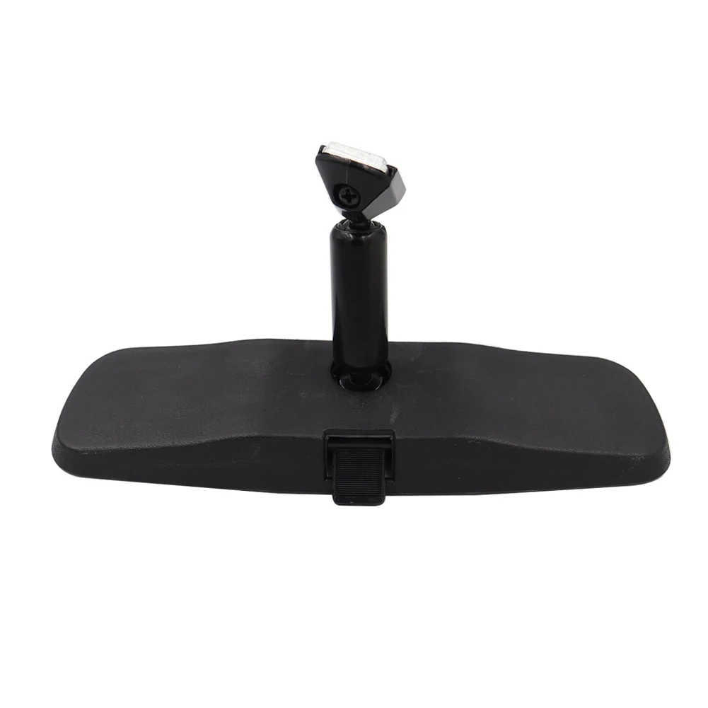 กระจกมองหลังในรถยนต์ขนาด 10 นิ้ว สีดำ ติดตั้งง่าย กระจกมองหลังภายในรถยนต์ วัสดุ ABS พร้อมกระจก อุปกรณ์เสริมสำหรับรถยนต์ทุกประเภท