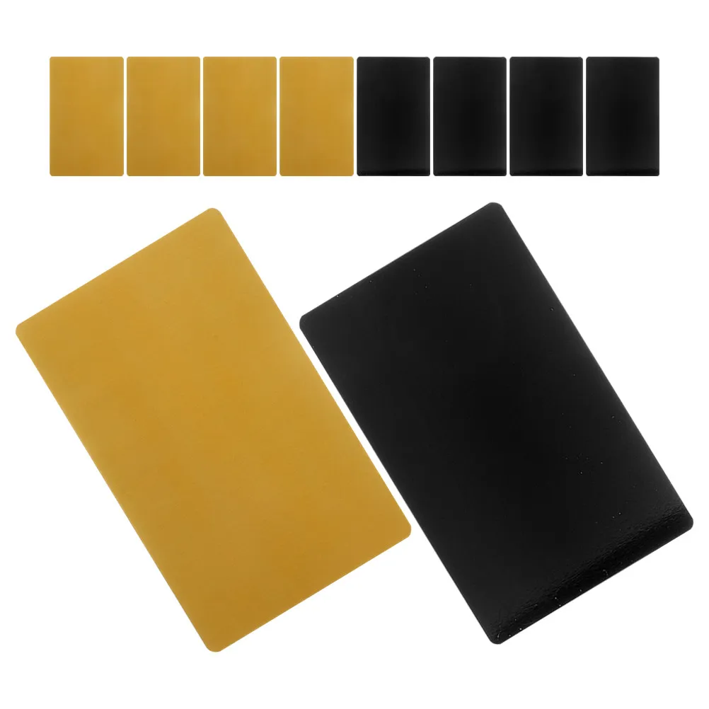 

10Pcs Thick Aluminum Blank Cards Multi Use Engraving Stamping Etching Card Blanks for Nameplates Door Signs