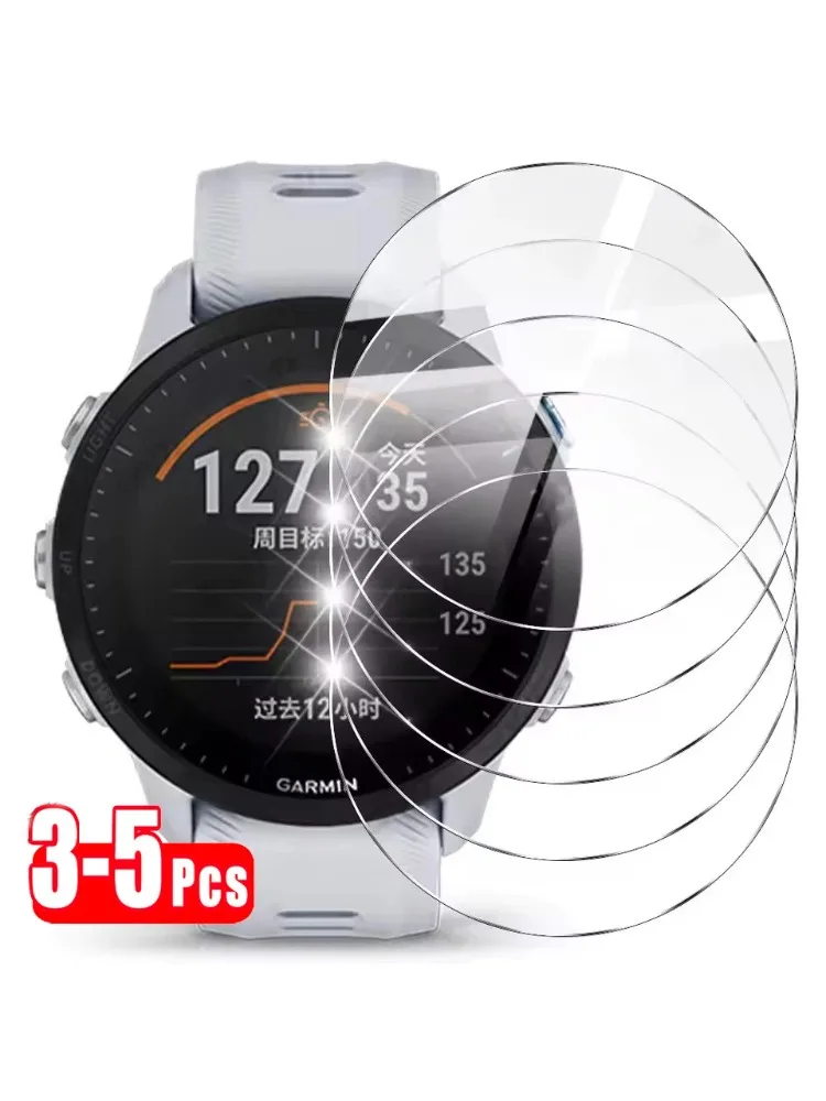 3–5 Stück gehärtetes Glas für Garmin Forerunner 955 945 255 245 Musik 55 Zubehör Displayschutzfolie aus Glas