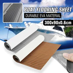 3000x900x6mm Self Adhesive EVA Foam Boat Yacht Marine Flooring Faux Teak Decking Sheet Pad Car Truck Floor Mat Brown