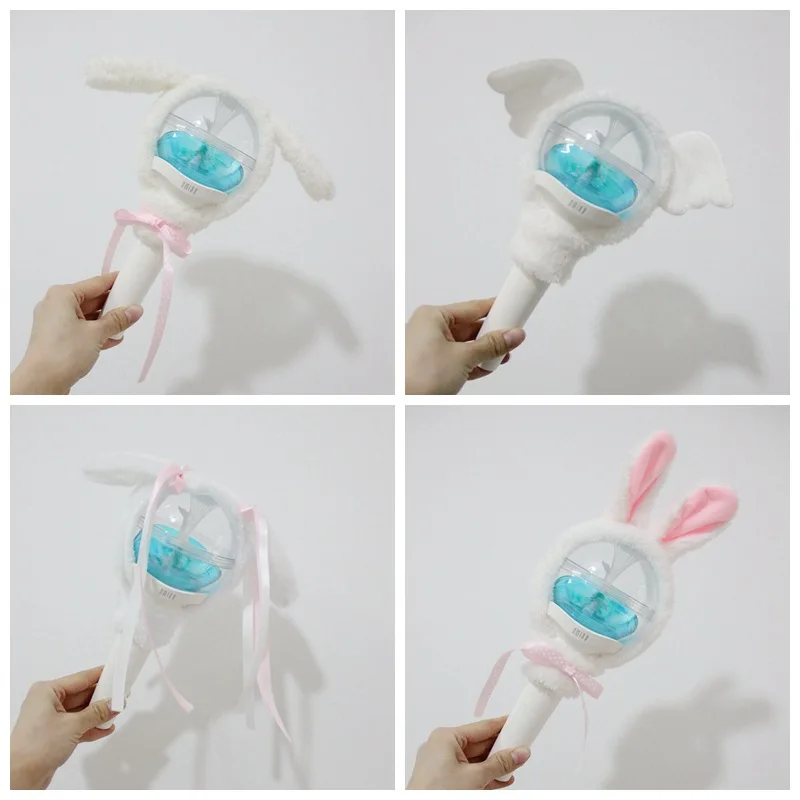 Kpop Idol NMIXX Support Stick Light Cover Plush Protective Cover Hand Lamp Cover LILY HAEWON SULLYOON BAE JIWOO KYUJIN Fans Gift