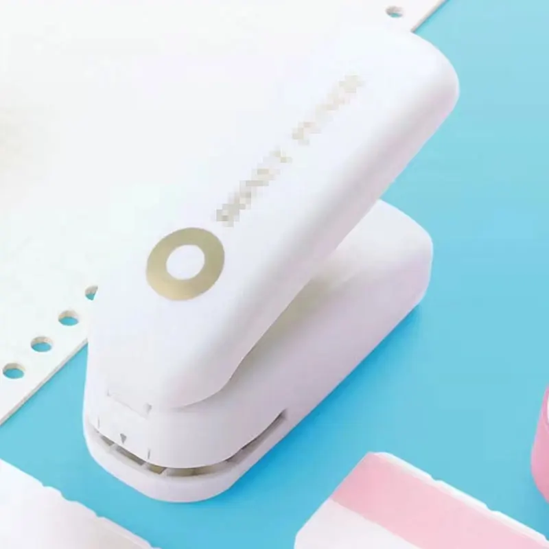 1pc Circle Hole Puncher Diy Paper Cut Convenient Scrapbooking Round Hole Punch Handmade Punches Maker School Binding