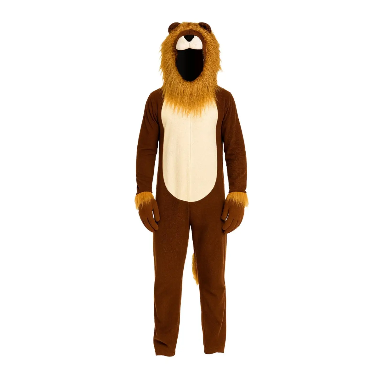 Halloween Lion Costume for Adults Performance Festival Funny Role Play Clothes