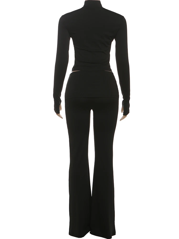 غريب سنور مثير رياضية 2 قطعة مجموعة المرأة واحدة الصدر المحاصيل الأعلى + مضيئة السراويل مطابقة هوتي الشارع تمتد نحيل الزي