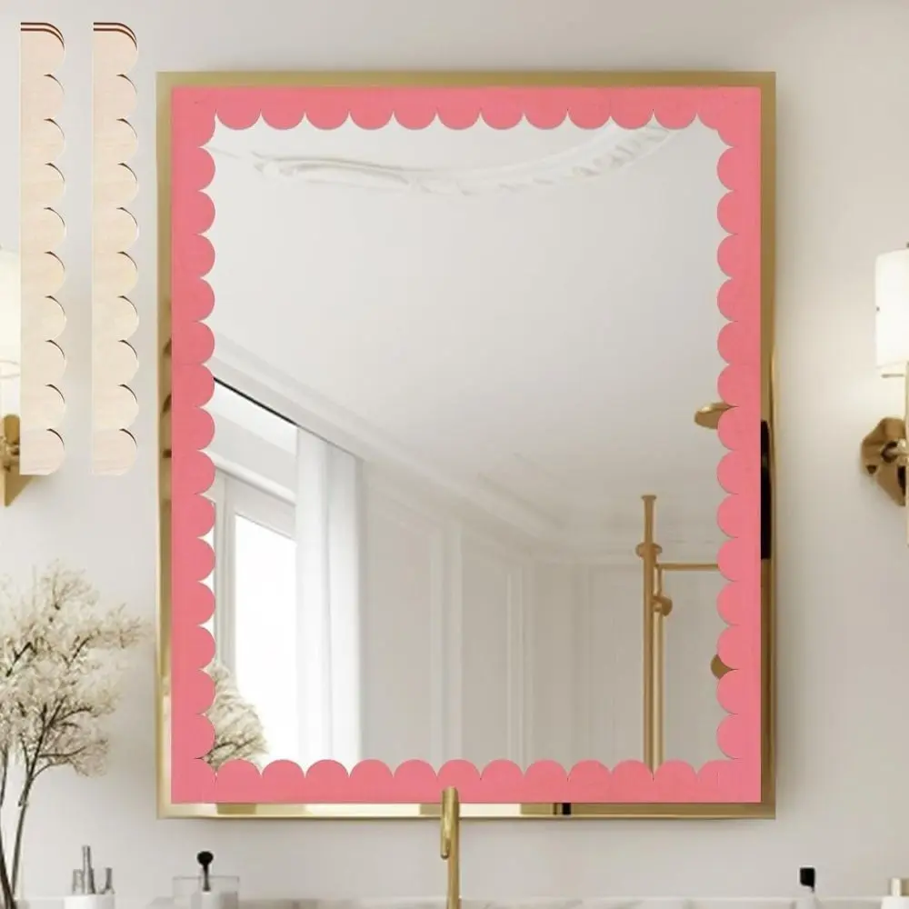 

6 шт. незавершенная веерообразная деревянная рамка ручной работы, винтажная рамка для шкафа, фермерский дом, секторный дизайн, рамка для рукоделия, изготовление поделок