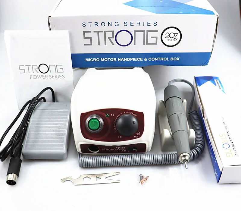 STRONG 210/207B 65W 50000RPM Nail Drill PRO 105LN Manicure Pedicure Machine For Nail Polishing Nail Art Salon Tools view 3