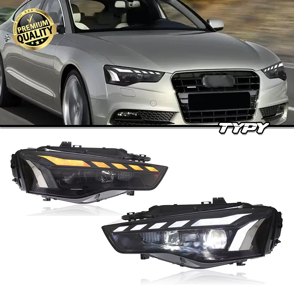 

TYPY автомобильные фары светодиодные фары в сборе для Audi A5 2012-2016 фара запуска динамические лампы автоаксессуары