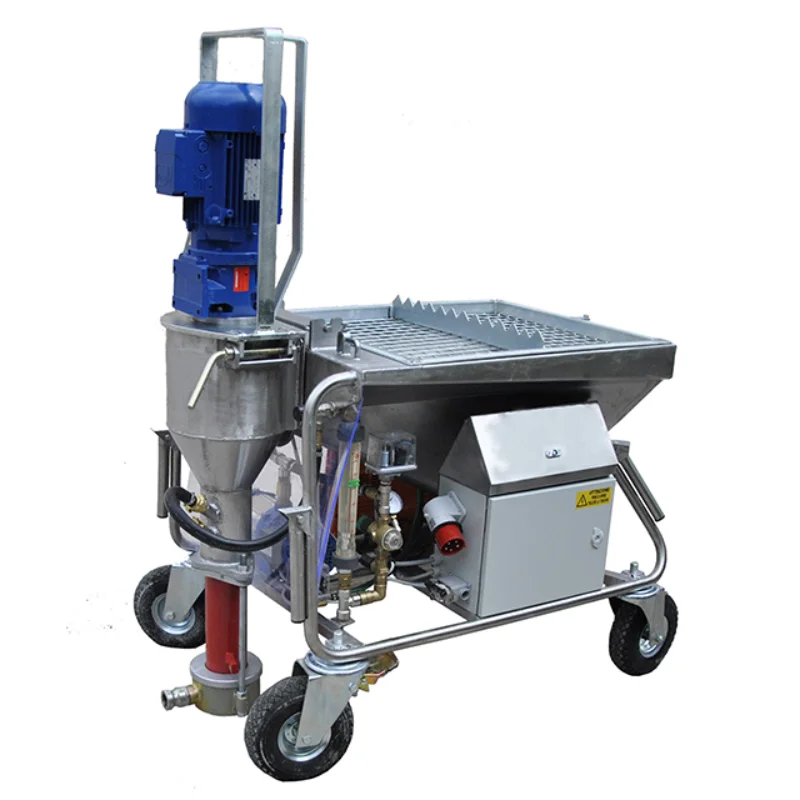 high Italian quality MORTAR PLASTERING MACHINES FOR SCREED, PLASTER, CONCRETE, 3 in one, lightened, self-leveling screed