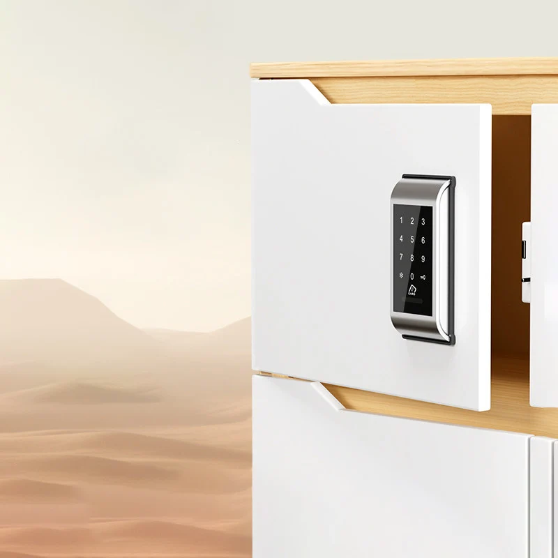 Keyless Digital Cabinet Lock Electric Combination Code Drawer Lock Anti-theft Locker Lock for Office Gym File Cabinet