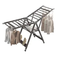 Aluminum alloy indoor drying rack drying quilt foldable