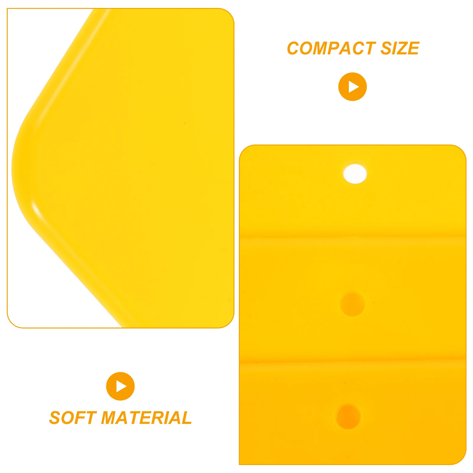 3Pcs Versatile Auto Body Spreader Soft Texture Prevent Scratches for Applying Fillers and Paint Body Filler Spreader