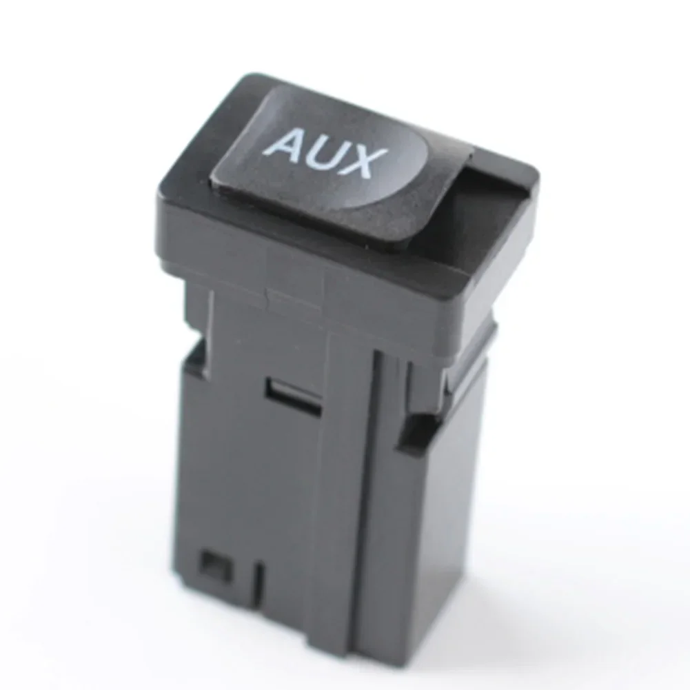 Black Stereo Audio Socket Audio Adapter For Car Stereo Easy Installation Non-Deformed Practical Use Reliable Performance
