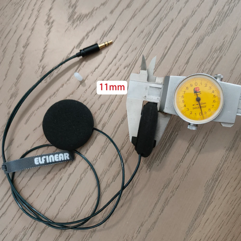 ELFINEAR ACOUSTIX ELITE Altavoz para casco de 45 mm - Ultimate Sound 3,5 mm AUX compatible con comunicaciones Cardo, Sena, Vimoto