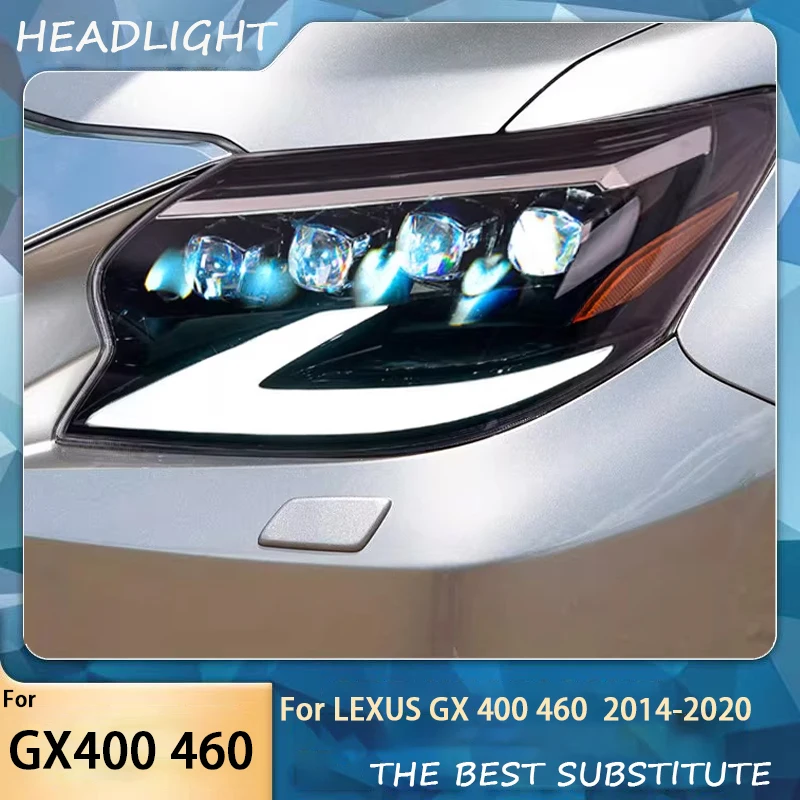 Car Styling For Lexus GX GX400 LED Headlight 2014-2020 Headlights GX460 DRL Turn Signal High Beam Angel Eye Projector Lens