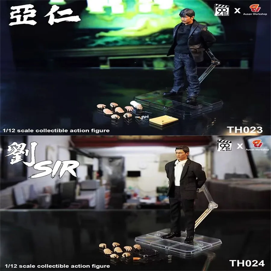 90’s x Ausan 1/12 Soldier Hong Kong Movie TH023 Tony Leung TH024 Andy Lau 6'' Action Figure Toy In Stock