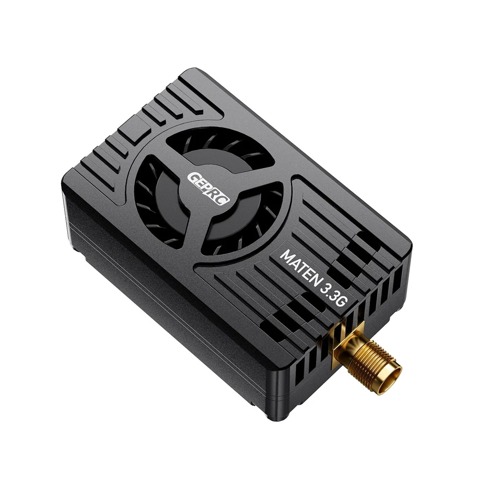 

GEPRC MATEN 3.3ГГц 5Вт VTX PRO FPV-передатчик 48 каналов 25/200/1600/5000мВт/Pit 7-36В(2-8S) IRC Tramp SMA 28.4г для FPV-дронов