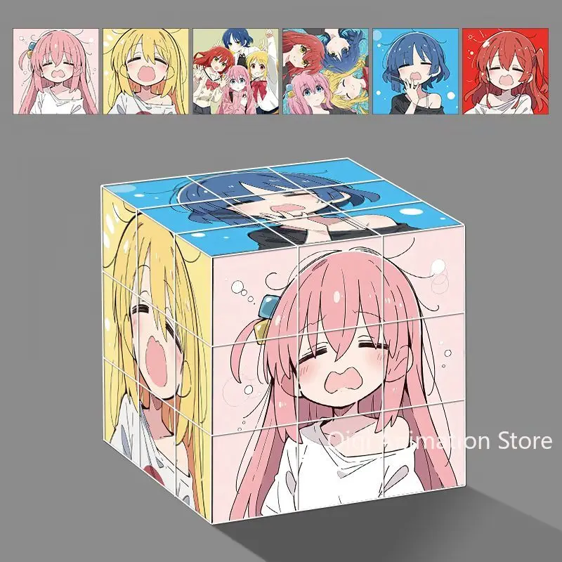 أنيمي بوتشي ذا روك! Gotoh Hitori Yamada Ryo Unzip الطلب الثالث لغز مكعب روبيك لغز الأصالة الأطفال هدية عيد ميلاد