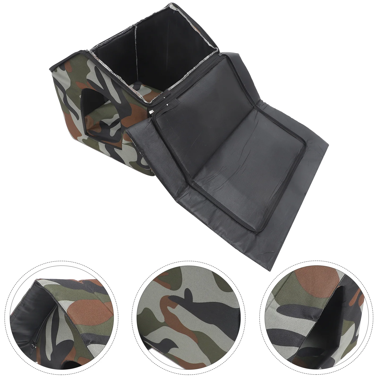 

Portable Washable Heated Outdoor Cat House Small Size Pink Color Winter Shelter for Cats Weatherproof Insulated Pet Nest