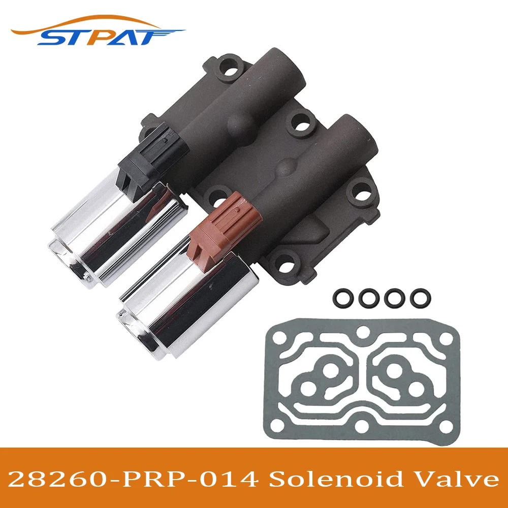 

STPAT 28260-PRP-014 Transmission Dual Linear Solenoid Valve For Accor-d CRV Acur-a L4 RSX TSX 4Cyl w/ AutoTrans 28260PRP014