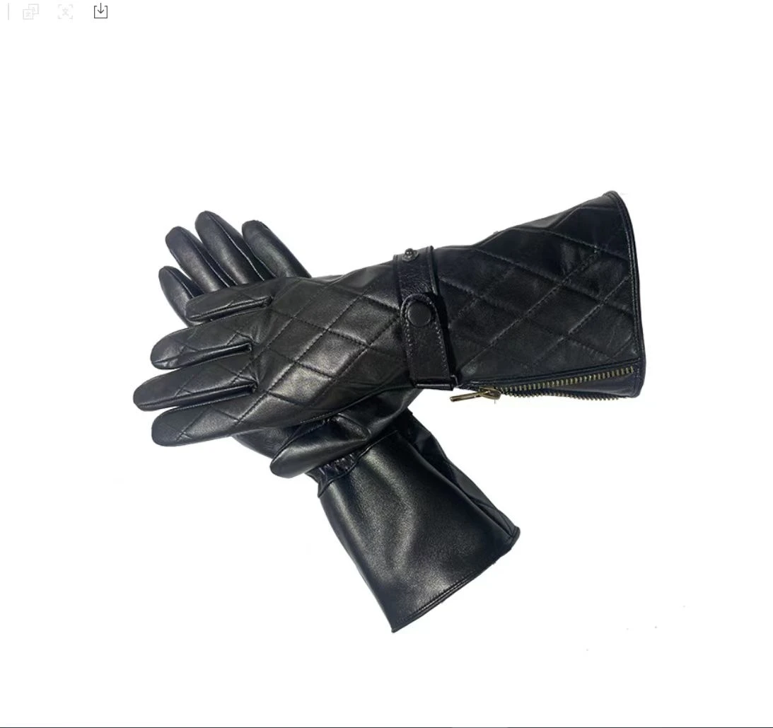 Importierte montierte Polizei Leder handschuhe Männer Radfahren fahren dünne nackte Leder Reparatur Handy Auto Schaffell Handschuhe Männer t – Detail 4