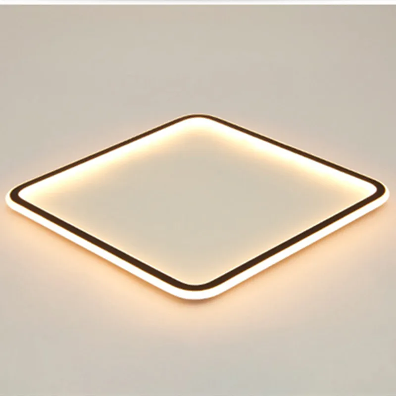

Minimalism Modern LED Ceiling Lamp Simple Rectangle Chandelier Remote Control For Living Room Dining Room Kitchen Bedroom Light