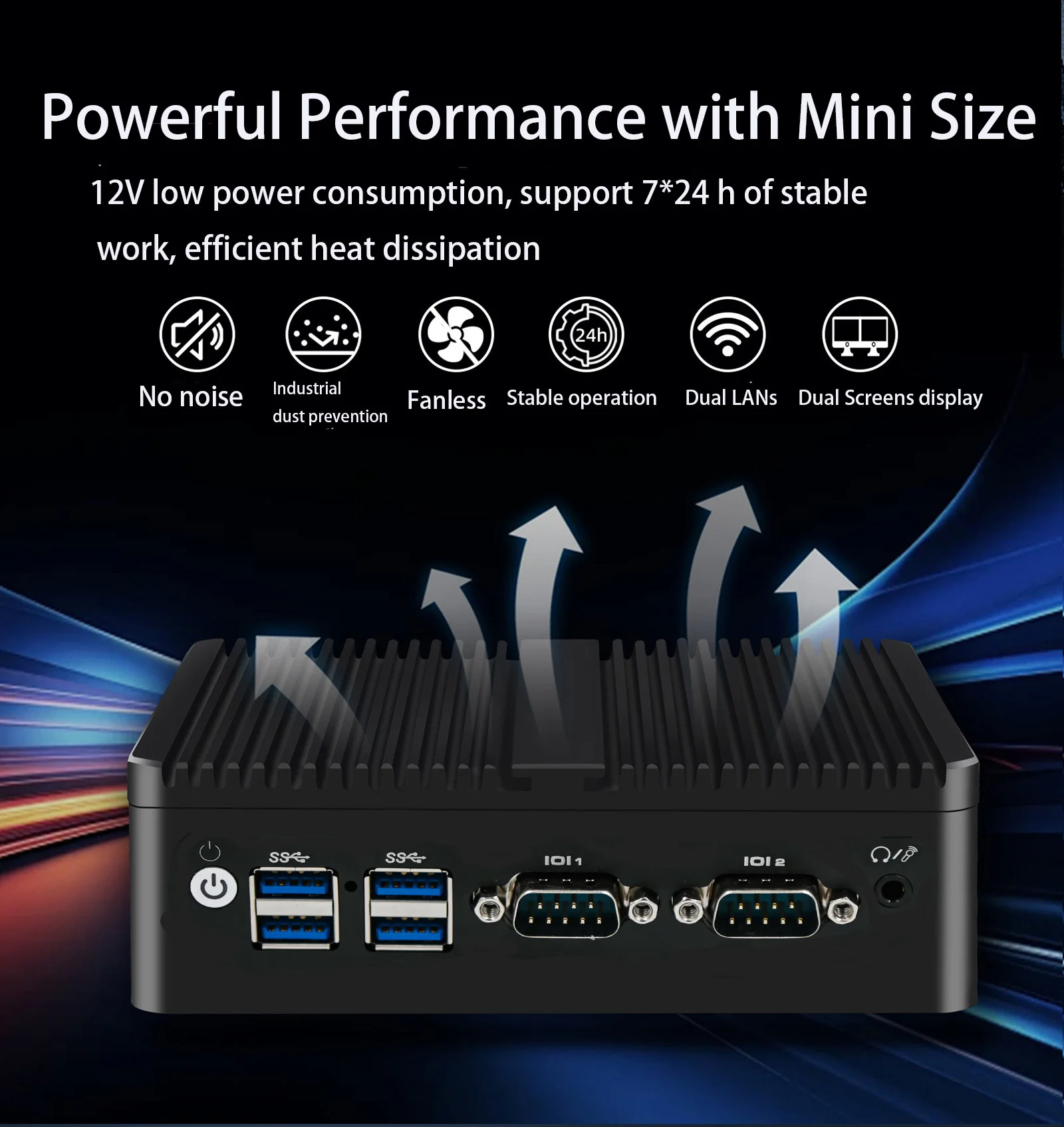 جودة عالية J6412 كمبيوتر صغير 6 LAN شبكة الأمن النار جدار توجيه لينة DDR4 4x2.5G LAN بدون مروحة الولايات المتحدة/الاتحاد الأوروبي للصناعة #3