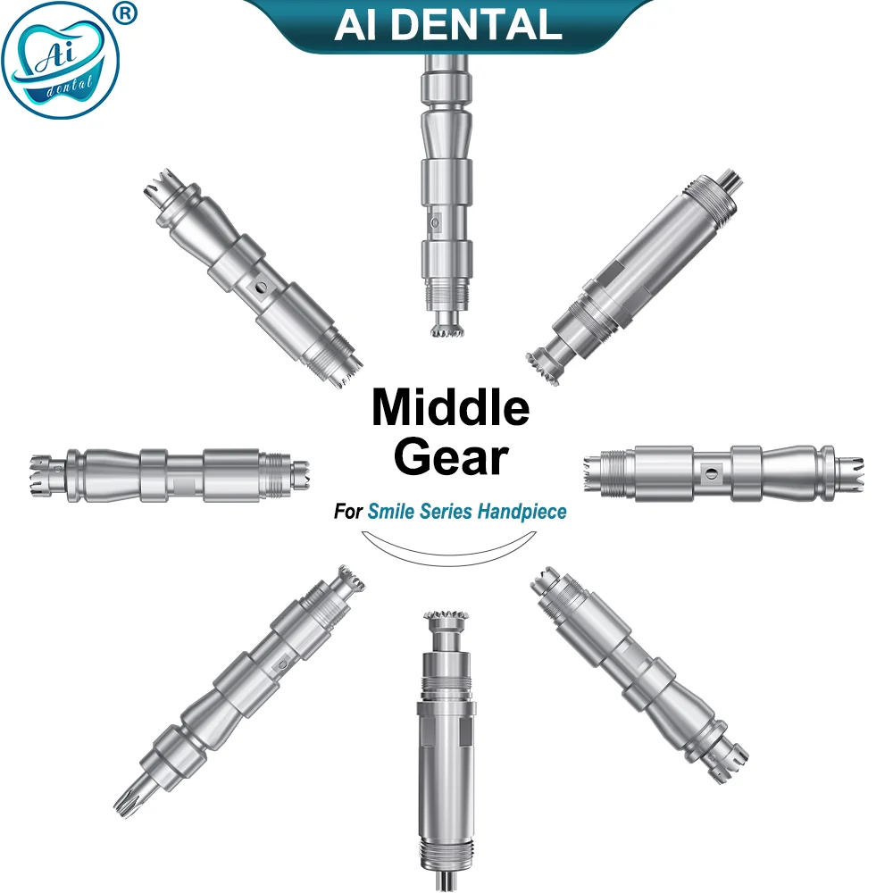 Dental Contra Angle Handpiece Middle Gear Spare Parts only Compatible with Smile Series Handpiece for Repair Replacement