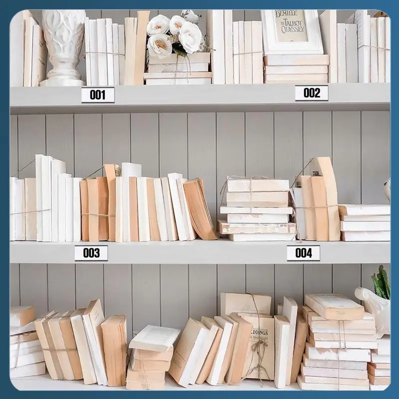 AB02 Magnetic Label Holders 4 X 2In C Channel Label Holders With Clear Plastic Protectors And White Paper Inserts