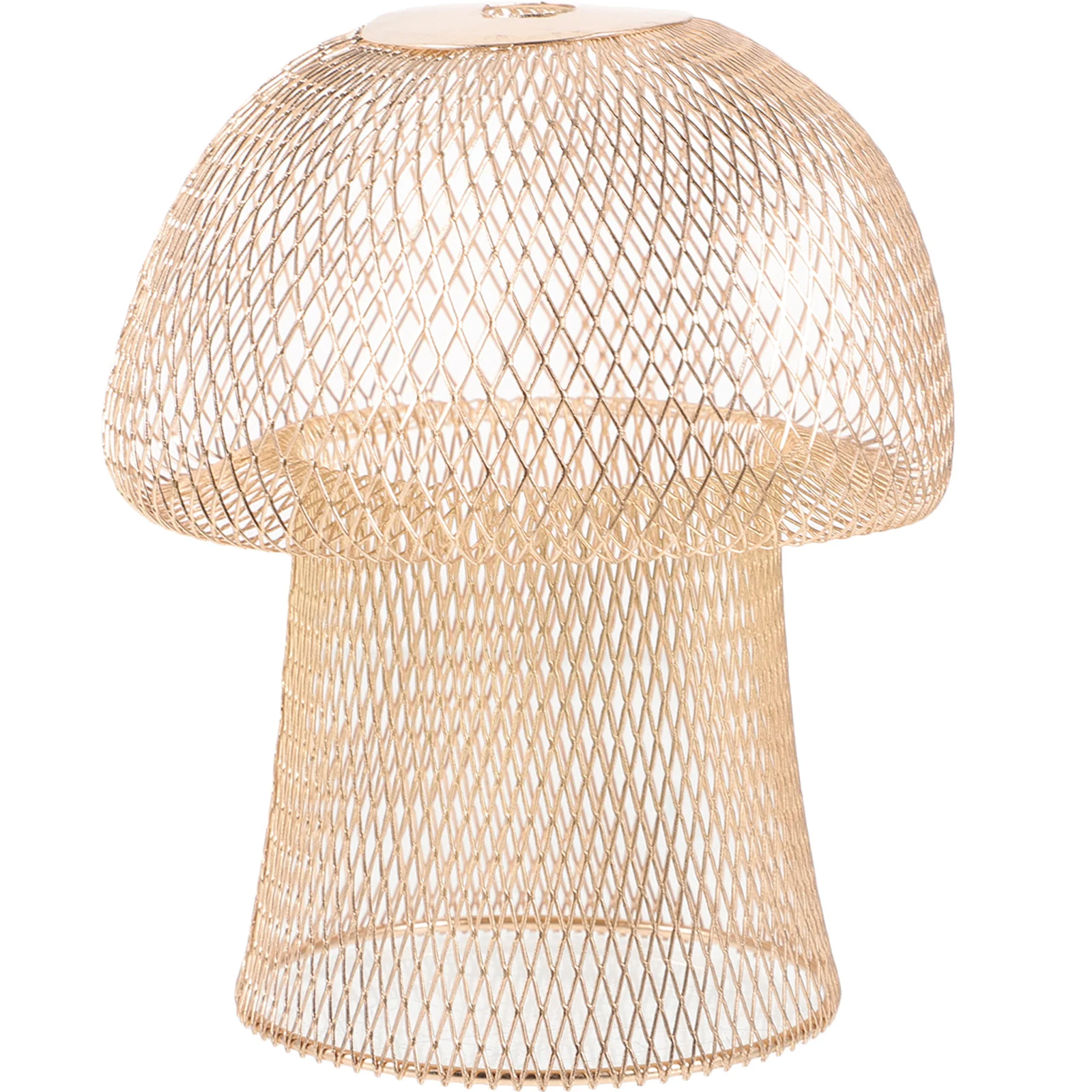 

Lamp Shade Small Metal Mushroom Shape Decorative Pendant Lamp Replacement Light Cover for Home Restaurant Hotel Office