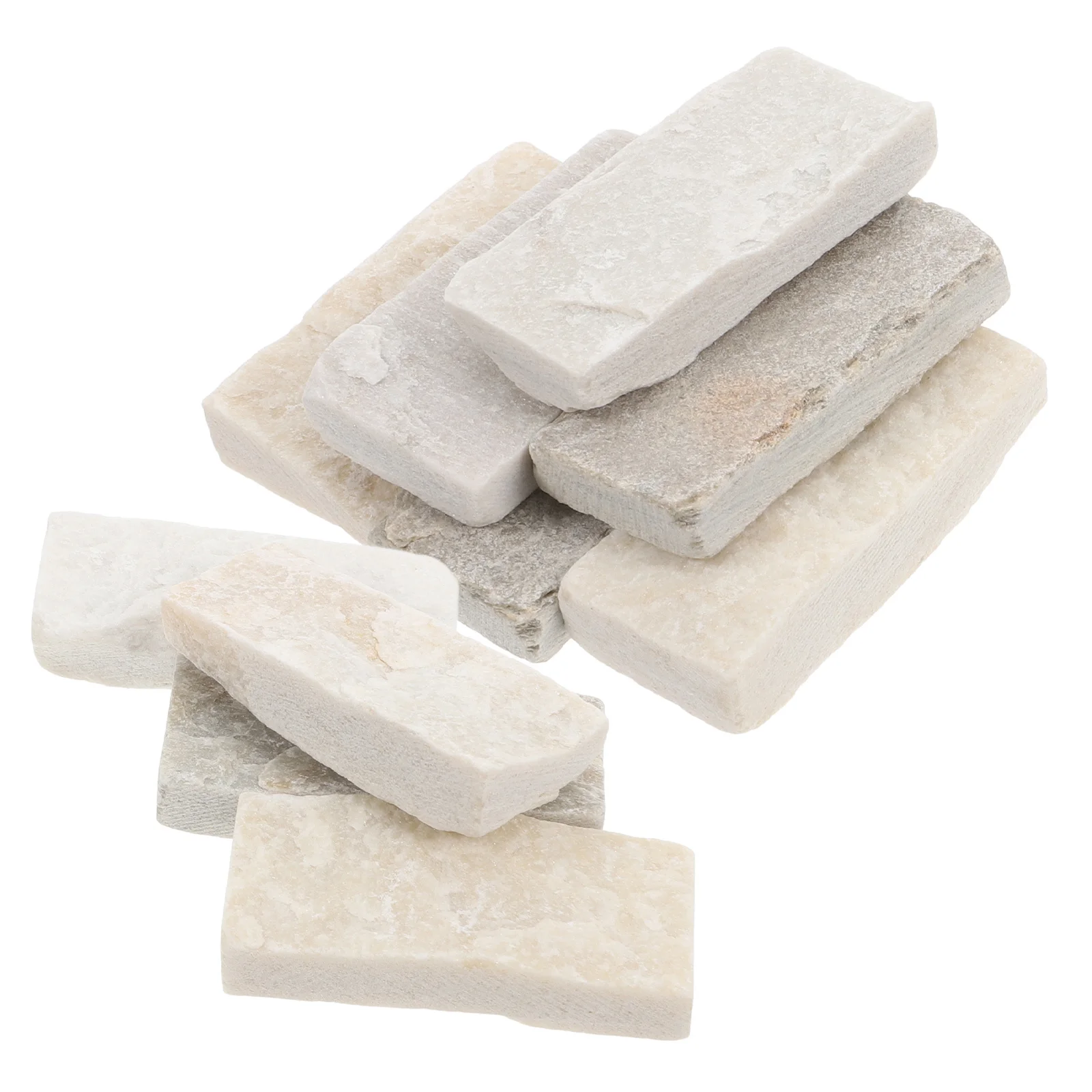 

10Pcs Natural Aquarium Rock Small Stones Turtle Tank Accessories Basking Platform Fish Tank Landscaping Ornament