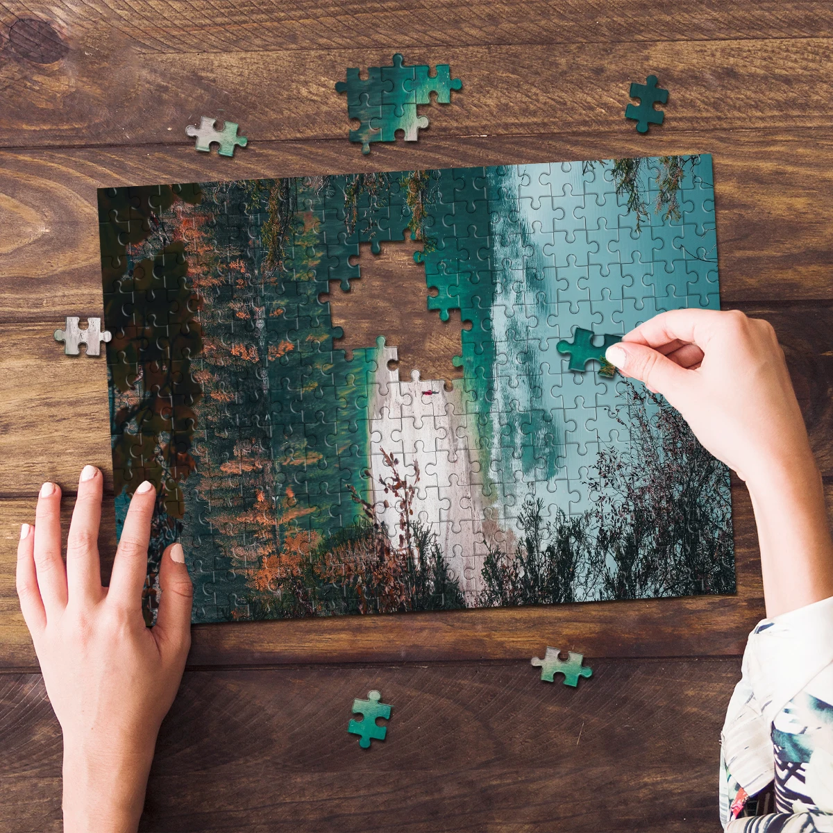 35/150/300/500/1000 قطعة عرض لطيف صورة مخصصة مخصصة لتقوم بها بنفسك شخصية صور صورة الألغاز بازل قطع فسيفساء