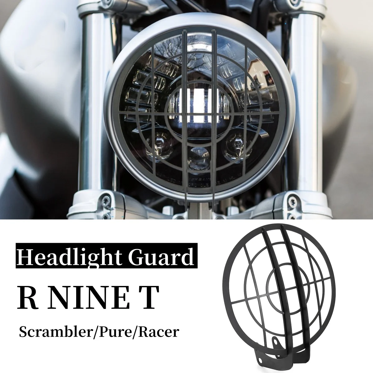 

Защитная решетка передней фары R NINE T для BMW R9T 2014- Racer Pure Scrambler 2016 2017, защитная крышка для фар мотоцикла
