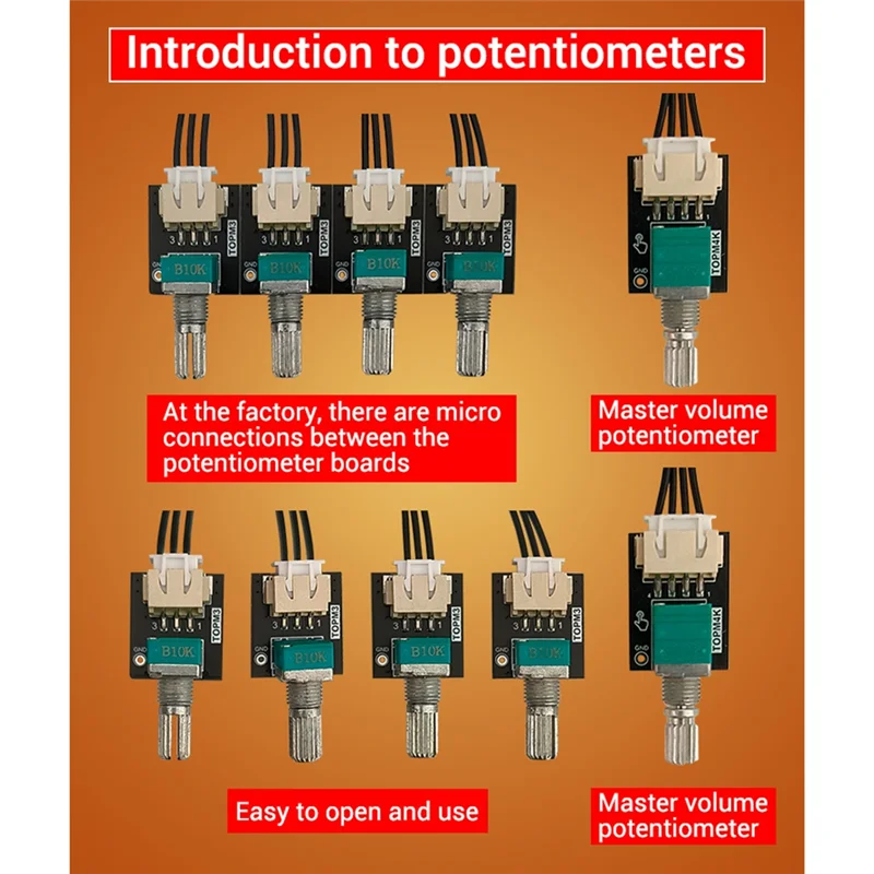 ABFN-ZK-DAM L1 Digital Power Amplifier Board  Stereo 2X220W+350W Subwoofer  Bluetooth Amplifier Module With Shielded Wire B