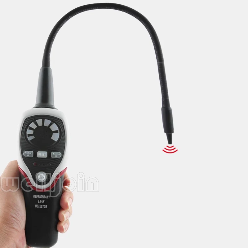 Professional Halogen Leak Detector, Freon Refrigerant Gas Leak Tester RLD-382P for AC & Refrigeration System, Sensitive Portable