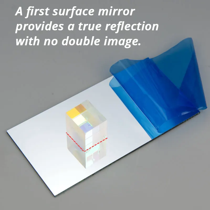 1Pc Projector Front Surface Reflector Mirror 114x57.5x2mm Projector Mirror DIY Accessories High Reflectivity Lens